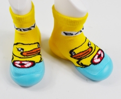 Baby Sock-Shoes Jacquard Duck