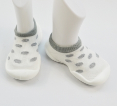 Baby Sock-Shoes Jacquard Dots Low-Cut