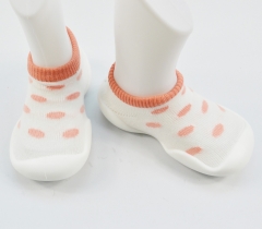 Baby Sock-Shoes Jacquard Dots Low-Cut