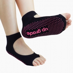 Anti-Slip Open-Toe Open-Top Yoga Socks