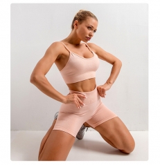 Seamless Sports Bra-Shorts Set