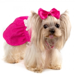 Dog Dress with Bow tie gift