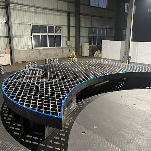 The chequer support  by Tianyu for a steel company in the United States has been successfully installed