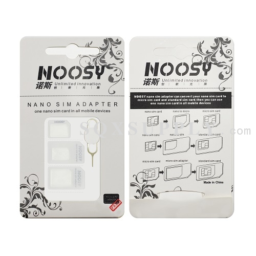 Nano SIM Card Adapter for iPhone 4/4S/5/5S/6/6S