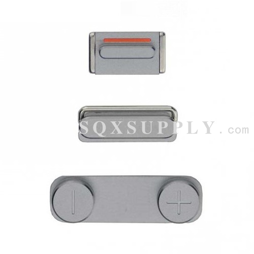 Side Buttons Set (3pcs/set) for iPhone 5S