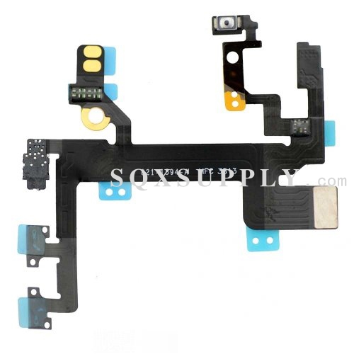 Power and Volume Button Control Flex Cable for iPhone 5S
