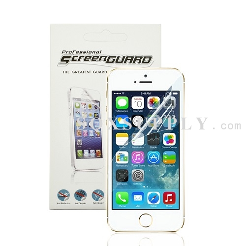 High-Clear Front Screen Guard with Retail Packing for iPhone 5/5S/SE