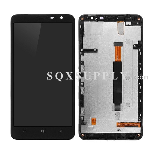 LCD Screen and Digitizer with Front Frame Assembly for Lumia 1320