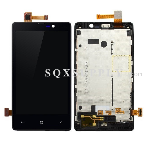 LCD Screen and Digitizer with Front Frame Assembly for Lumia 820 (OEM)