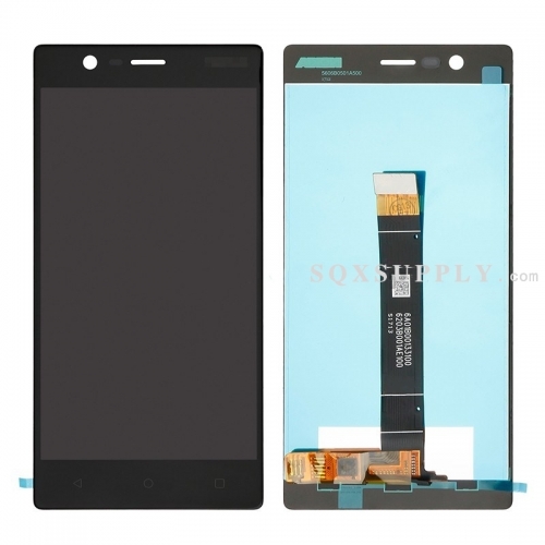 LCD Screen with Digitizer Assembly for Nokia 3 (Premium)
