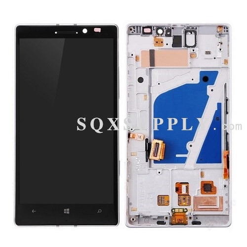 LCD Screen and Digitizer with Front Frame Assembly for Lumia 930