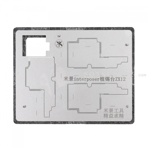 MJ ZX12 Interposer Planting Soldering Stencil Fixture for iPhone X