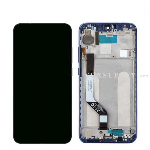 LCD Screen and Digitizer with Front Frame Assembly for Xiaomi RedMi Note 7 (Premium)
