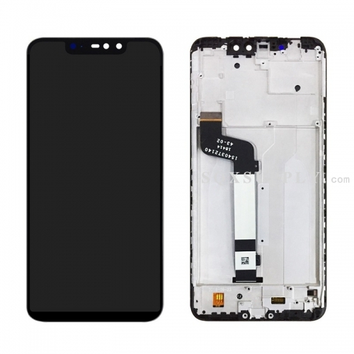 LCD Screen and Digitizer with Front Frame Assembly for Xiaomi Redmi Note 6 Pro