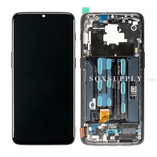 LCD Screen and Digitizer with Front Frame Assembly for OnePlus 6T