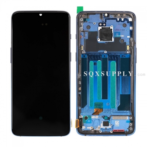 LCD Screen with Digitizer and Front Frame Assembly for OnePlus 7