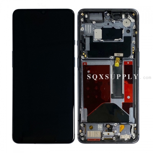 OLED Screen with Digitizer and Front Frame Assembly for OnePlus 7T