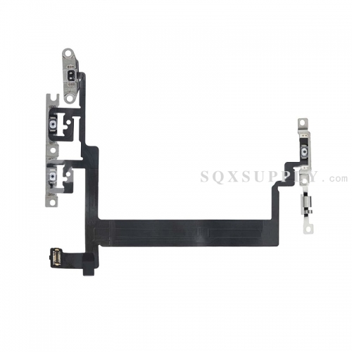 Power Button Flex with Metal Bracket Assembly for iPhone 13 Mini