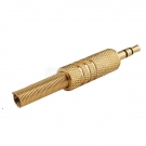 3.5mm Male Plug straight Audio Cable RF Connector crimp the cable 50-3