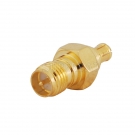 MCX Plug Male to RP SMA Jack Male Adapter Straight