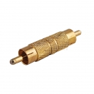 RCA Plug Male to RCA Plug Male Adapter Straight