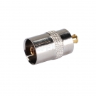 MCX Plug Male to TV Jack Female Adapter Straight