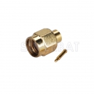 Custom RF Cable Assembly SMA Plug Straight  pigtail cable Using RG402 .141