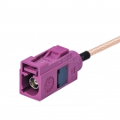 Custom RF Cable Assembly FAKRA Jack Straight pigtail cable Using RG316 RG174 LMR100 Coax