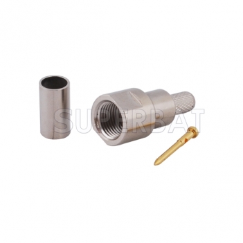 Custom RF Cable Assembly FME Plug Straight pigtail cable Using LMR-195 RG58 RG142 RG400 Coax