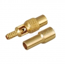 Custom RF Cable Assembly MMCX Jack Straight pigtail cable Using 1.13mm Coax