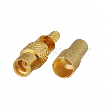 MMCX Jack Female Connector Straight Solder for 1.13mm Cable