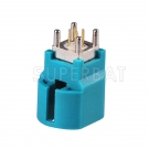 FAKRA HSD Z Plug Male Straight PCB Mount Connector