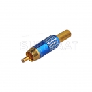 RCA Plug Male Connector  Straight None
