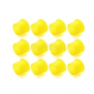 100PCS Plastic Protective Covers Dust Cap Yellow for SMA Jack Female Connector