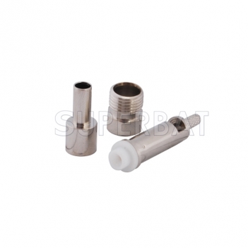 Jack FME connector for RG316, RG174, LMR100 coaxial cable