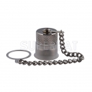 Dust Cap for N-Type Plug Male RF Connector with ring chain