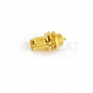 SMA Female Bulkhead Terminal Solder Cup Post Connector