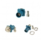 Superbat Fakra SMB "Z" Plug male bulkhead Neutral Code RF connector