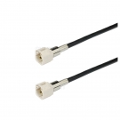 HSD Cable Assembly B Code Straight Plug to B Code Straight Plug 120cm