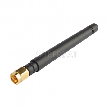 433Mhz Antenna , 2dbi SMA Plug straight for garage door openers, weather stations, remote controls, and IoT sensors