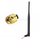 GSM Omni Antenna 3 dbi 900Mhz Tilt and swivel design with extension cable RP SMA Plug