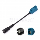 DAB DAB+ FM AM Car Digital Radio Aerial Converter RAST II to Fakra Cable Adapter for Alpine Car Stereo