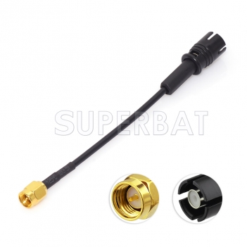 DAB DAB+ FM AM Car Digital Radio Aerial Converter RAST II to SMA Adapter Cable