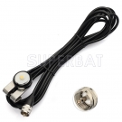 NMO Vehicle Antenna Mount to UHF PL-259 Connector RG58 Coax Cable for Yaesu/Vertex Mobile Radio