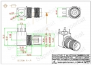 TNC Jack Female Connector Right Angle Bulkhead Solder