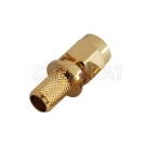 50 Ohm SMA Male Plug Straight Crimp Connector for LMR240