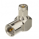 FME Right Angle Male to SMA Male Right Angle RF Cable Adapter for RF Coaxial Cable or Device