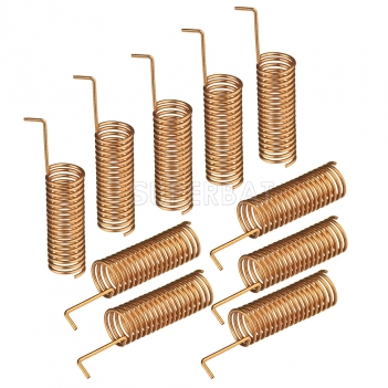 Superbat 10pcs 433MHz 470MHz 490MHz 510MHz 868MHz 2dBi Helical Spiral Spring Remote Control Antenna