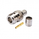 N Jack Female Straight Crimp Connector for RG223 Cable