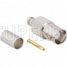 Superbat BNC Female Jack Straight Crimp Connector 50 Ohm for RG-59 Coaxial Cable